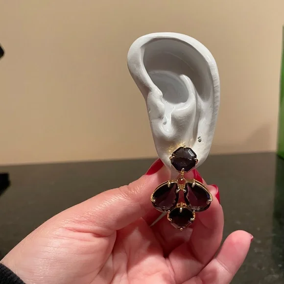 Kate Spade Kaleidoscope Gem Coated Chandelier Earrings - Picture 6 of 8